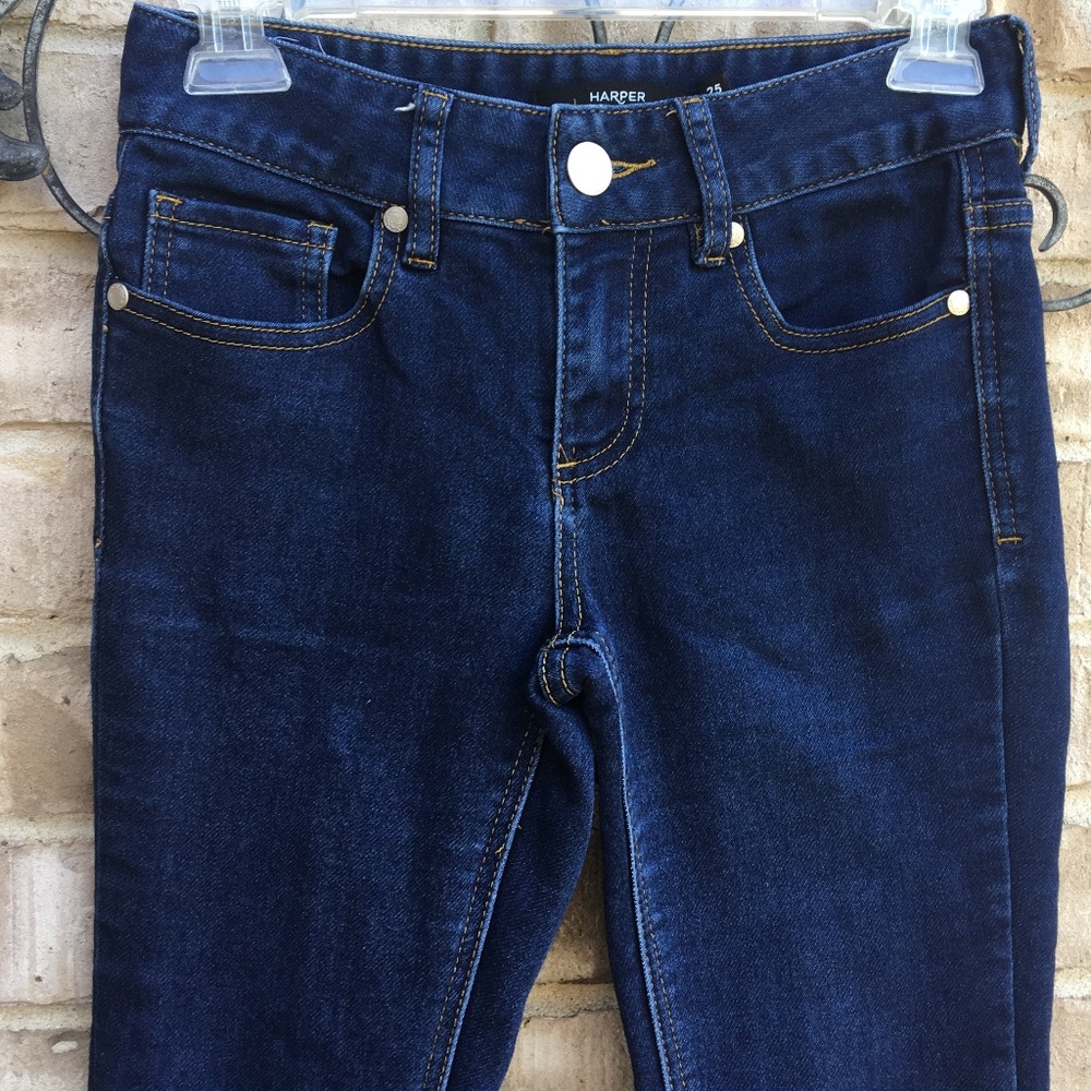 Harper Skinny Jegging Blue Black Rinse size 25